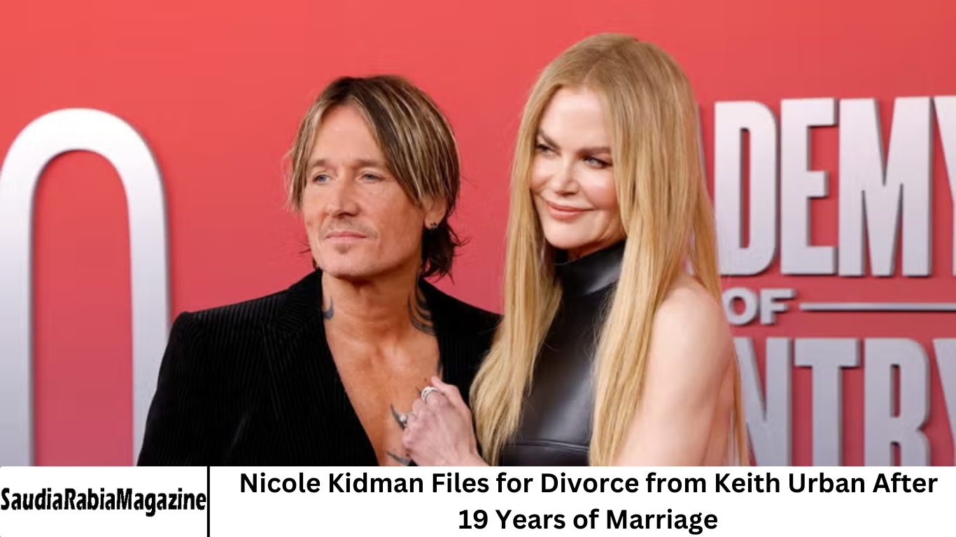 Nicole Kidman Files for Divorce from Keith Urban After 19 Years of Marriage