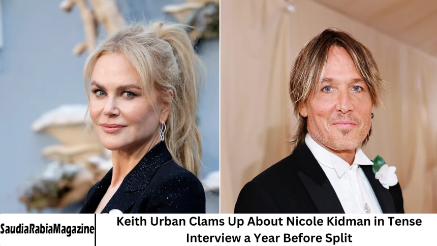 Keith Urban Clams Up About Nicole Kidman in Tense Interview a Year Before Split